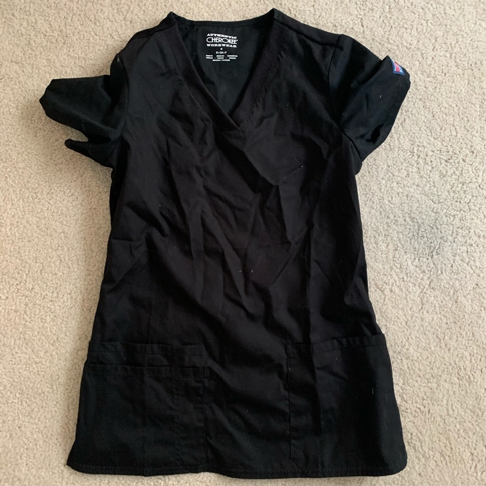 Cherokee scrubs black size small
